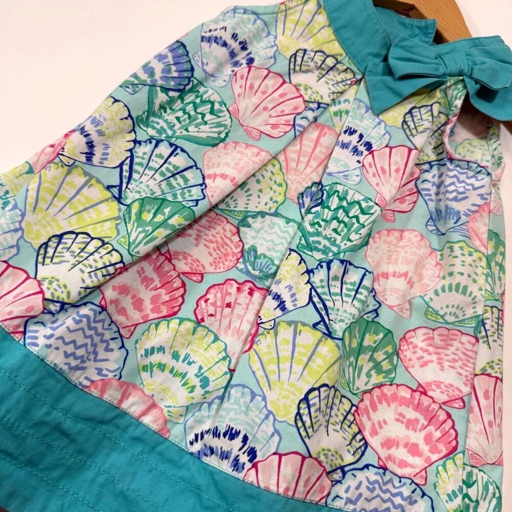 Vintage‎ Gymboree Baby Girls Sleeveless Seashell Print Dress 6-12 Months Coastal